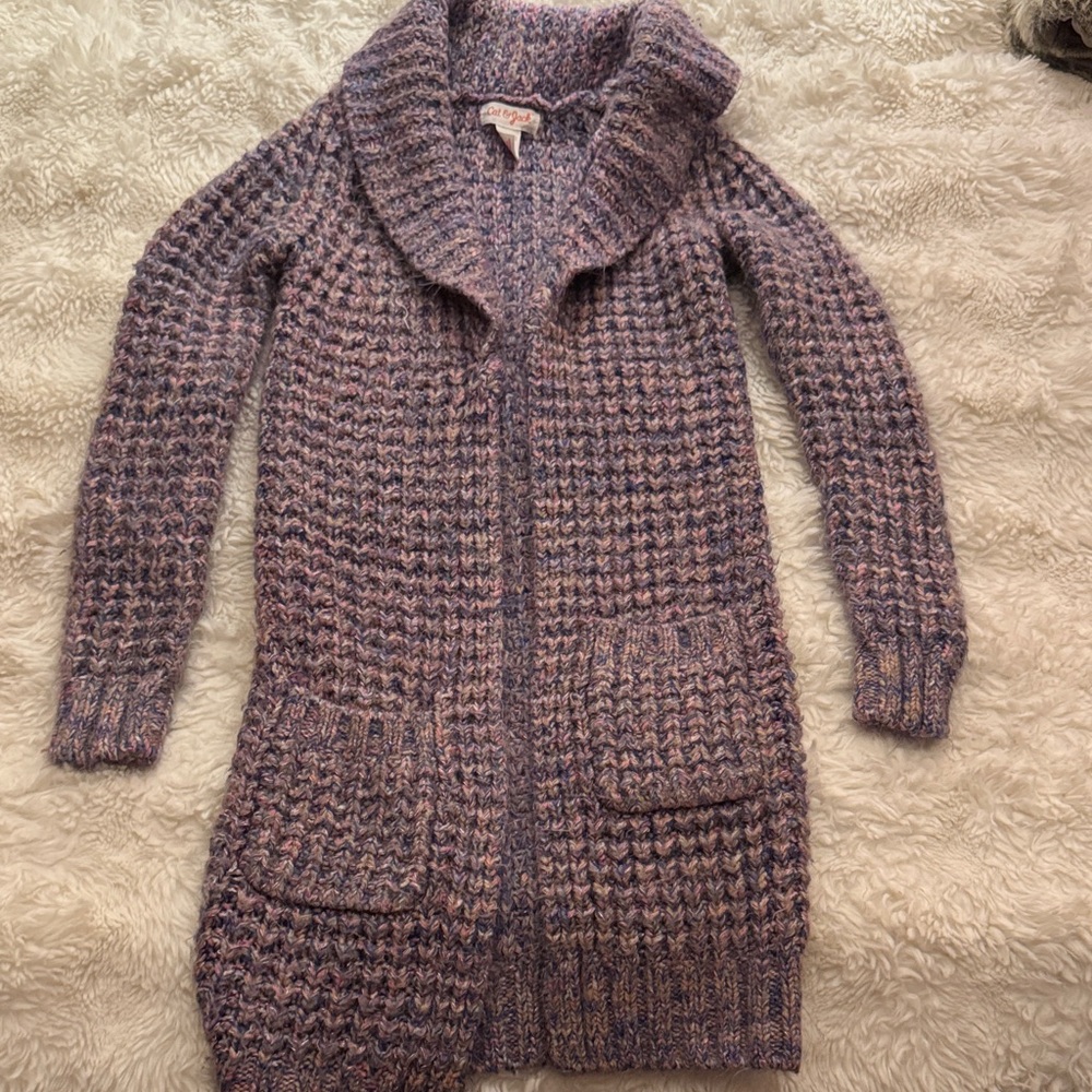 Cat & Jack Multicolor Knit Cardigan